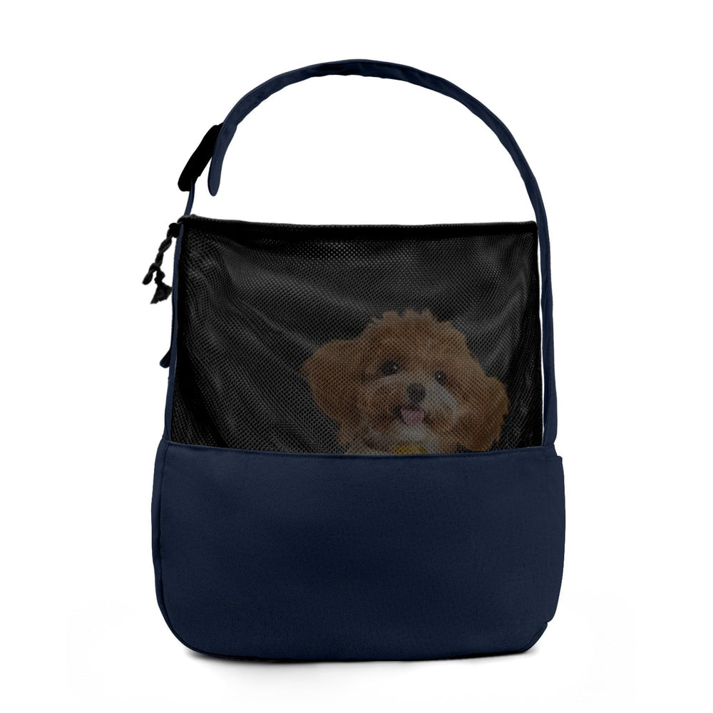 ONECUTE dog sling breathable mesh keeps your pet cool during strolls and hikes