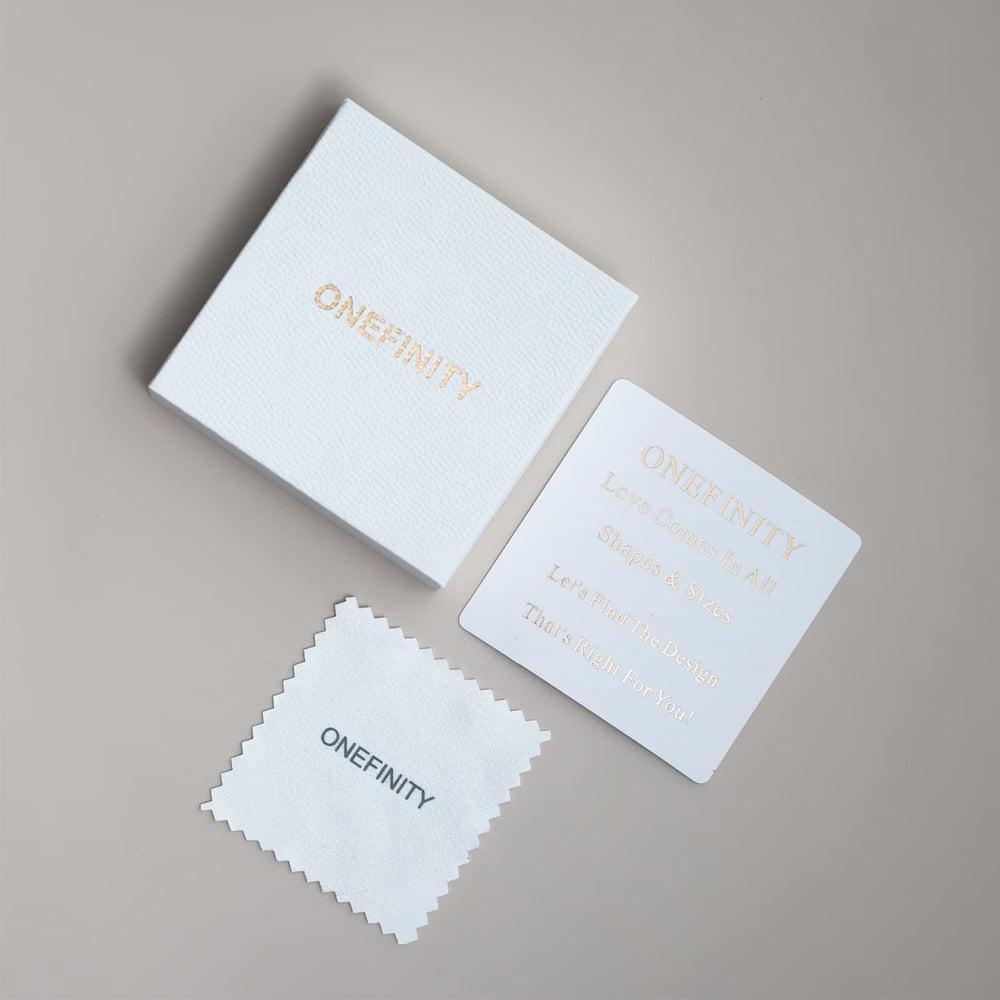 ONEFINITY hypoallergenic silver finish suitable for sensitive skin and long-term wear
