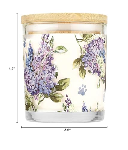 One Fur All dye-free, paraffin-free candle for a clean burn