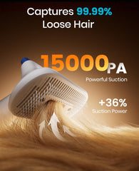 oneisall 15000pa-suction demonstrates strong suction for removing hair and debris.