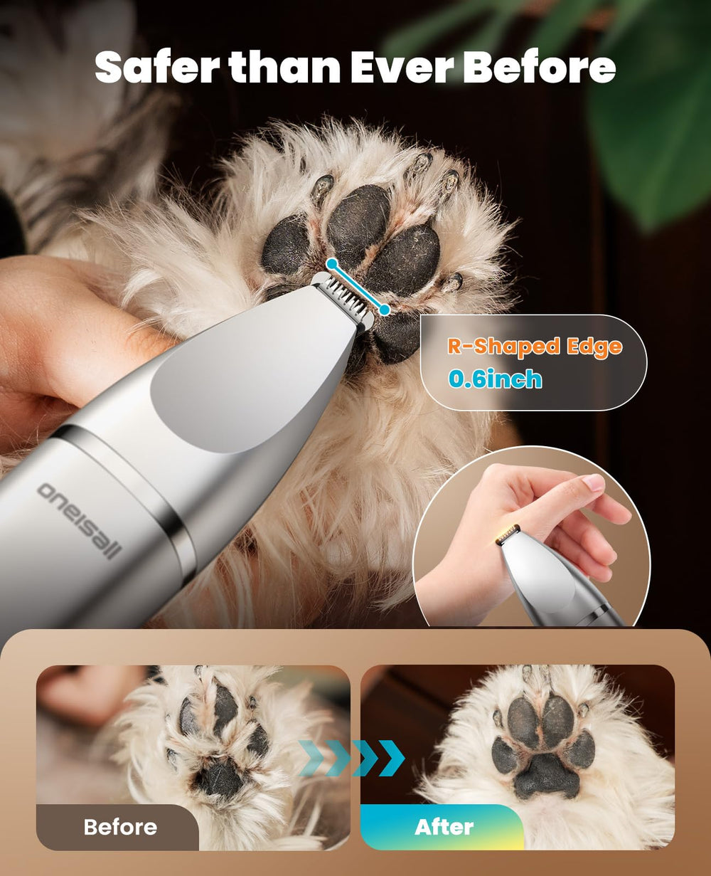 oneisall 3 speeds dog grooming clippers adapt to coat types