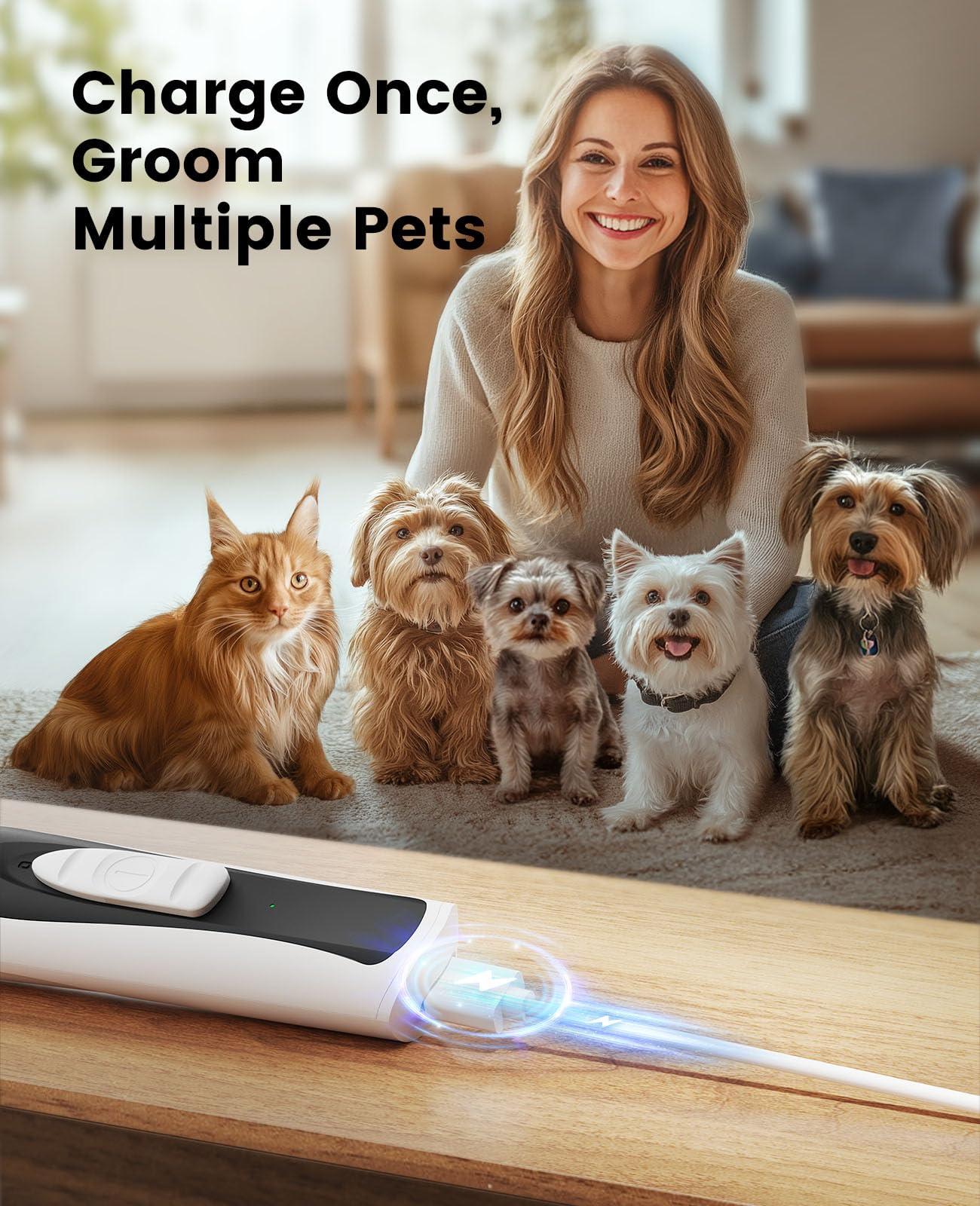 oneisall apto para patas, orejas y rostro con seguridad.
