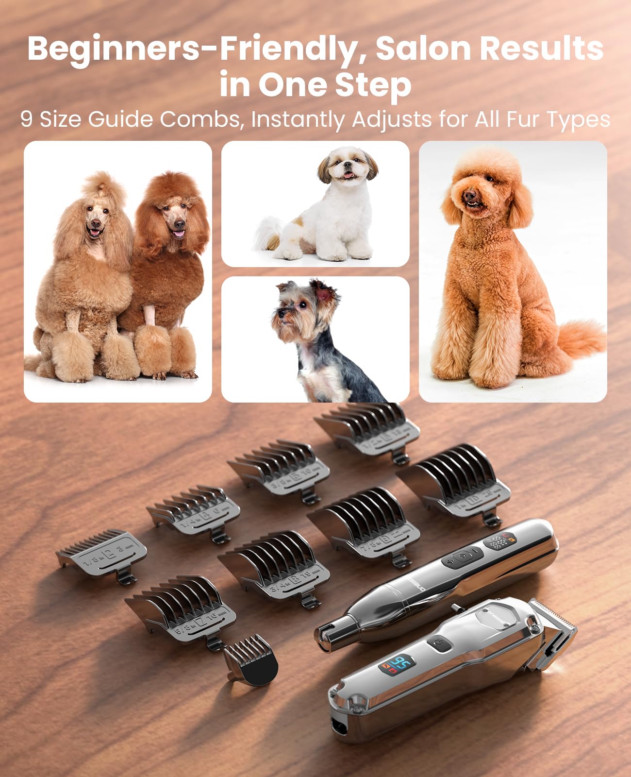 oneisall battery life 240min enables long cordless grooming sessions.