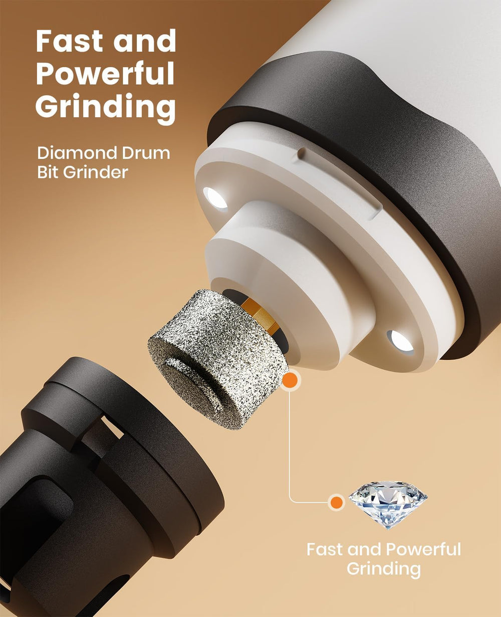 oneisall nail grinder lasts up to 360 minutes per charge