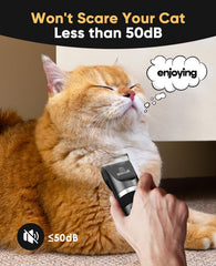 Oneisall cat clippers showing 220 minutes battery life on use