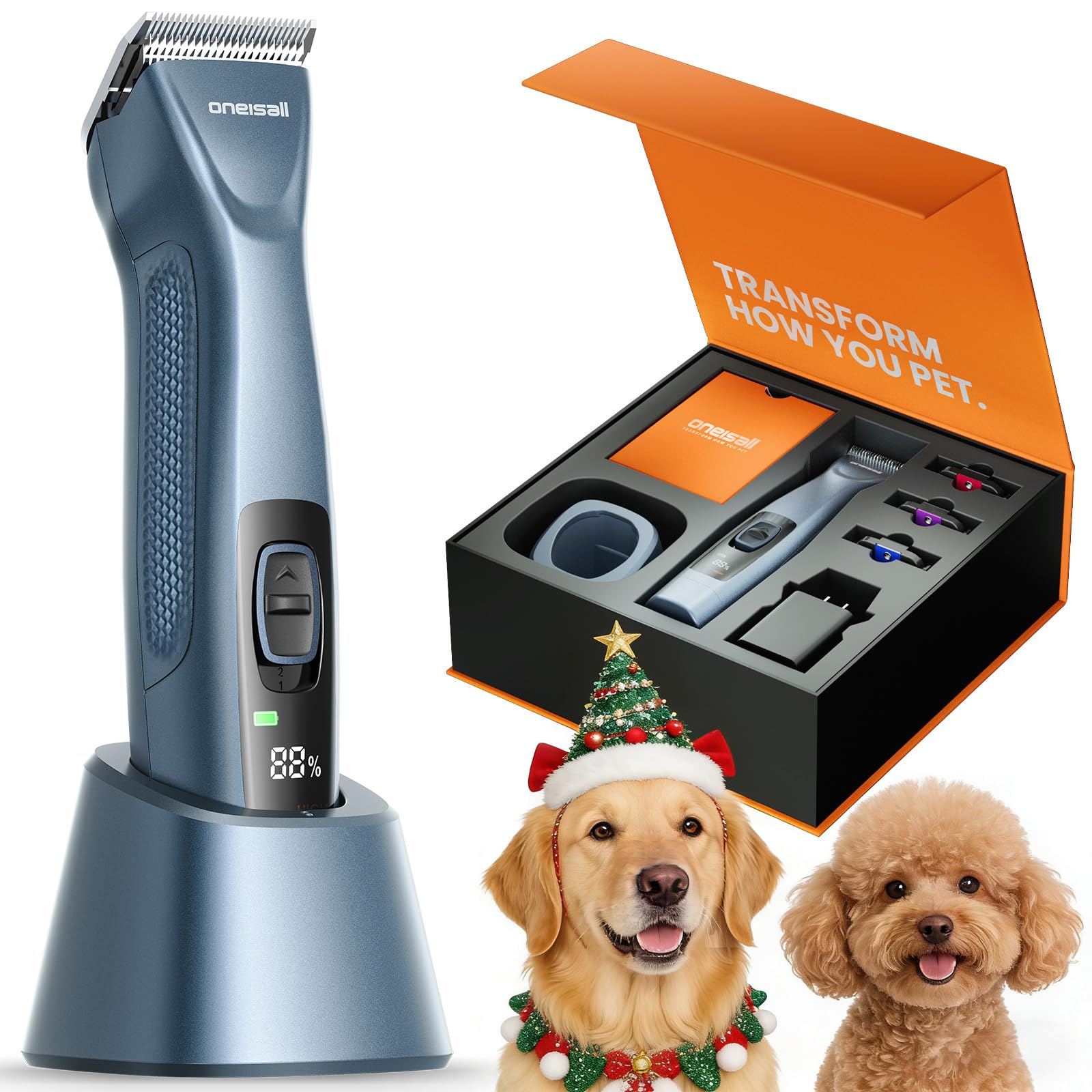 oneisall cordless clippers offer portable grooming freedom for quick on-the-go touch-ups