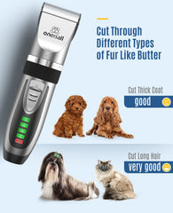 oneisall cordless design enables convenient, wire-free grooming anywhere.