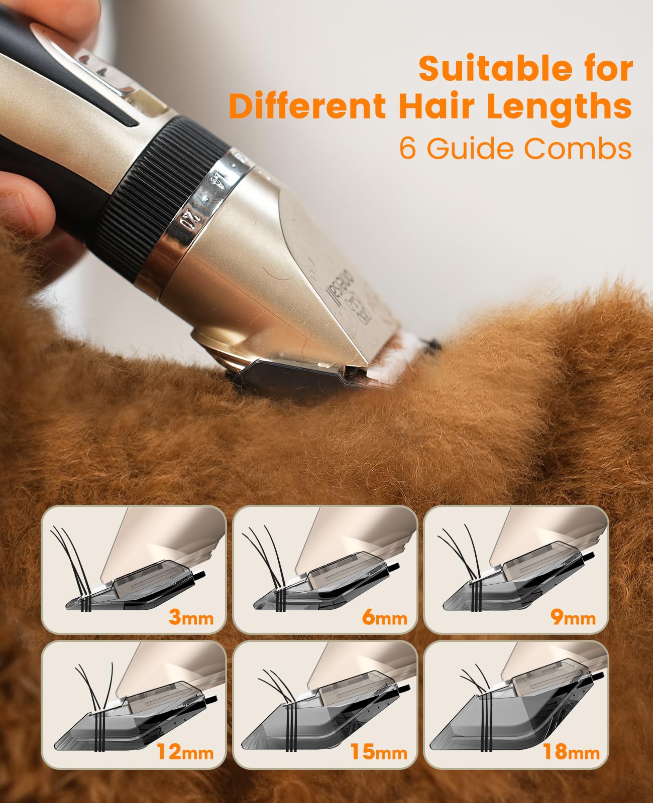 oneisall dog clippers kit battery indicator highlights charge status