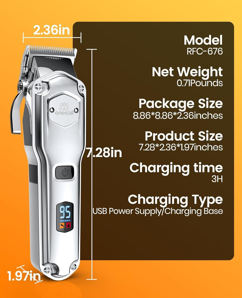oneisall dog clippers locking function supports safe transport and use.