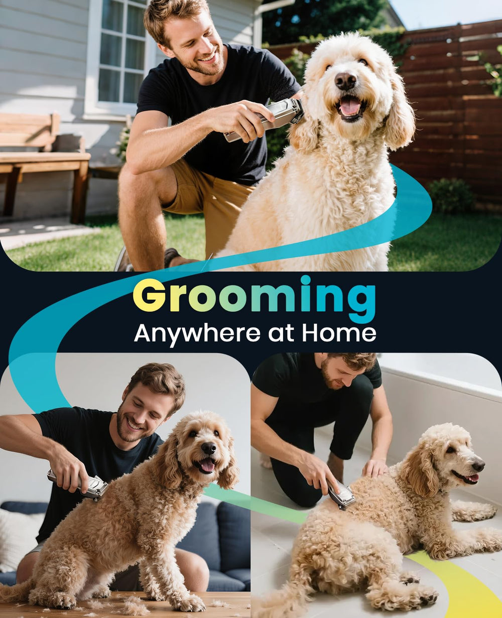 oneisall dog clippers long runtime image supports 4+ full haircuts