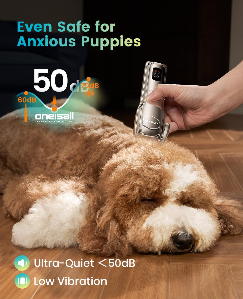 oneisall dog clippers Type-C charge image demonstrates quick recharge