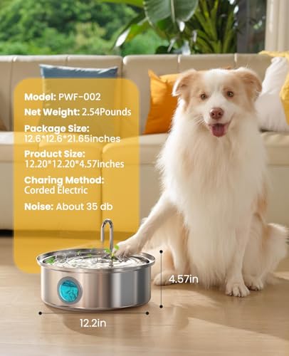 Oneisall dog fountain multi-pet hydration for busy households