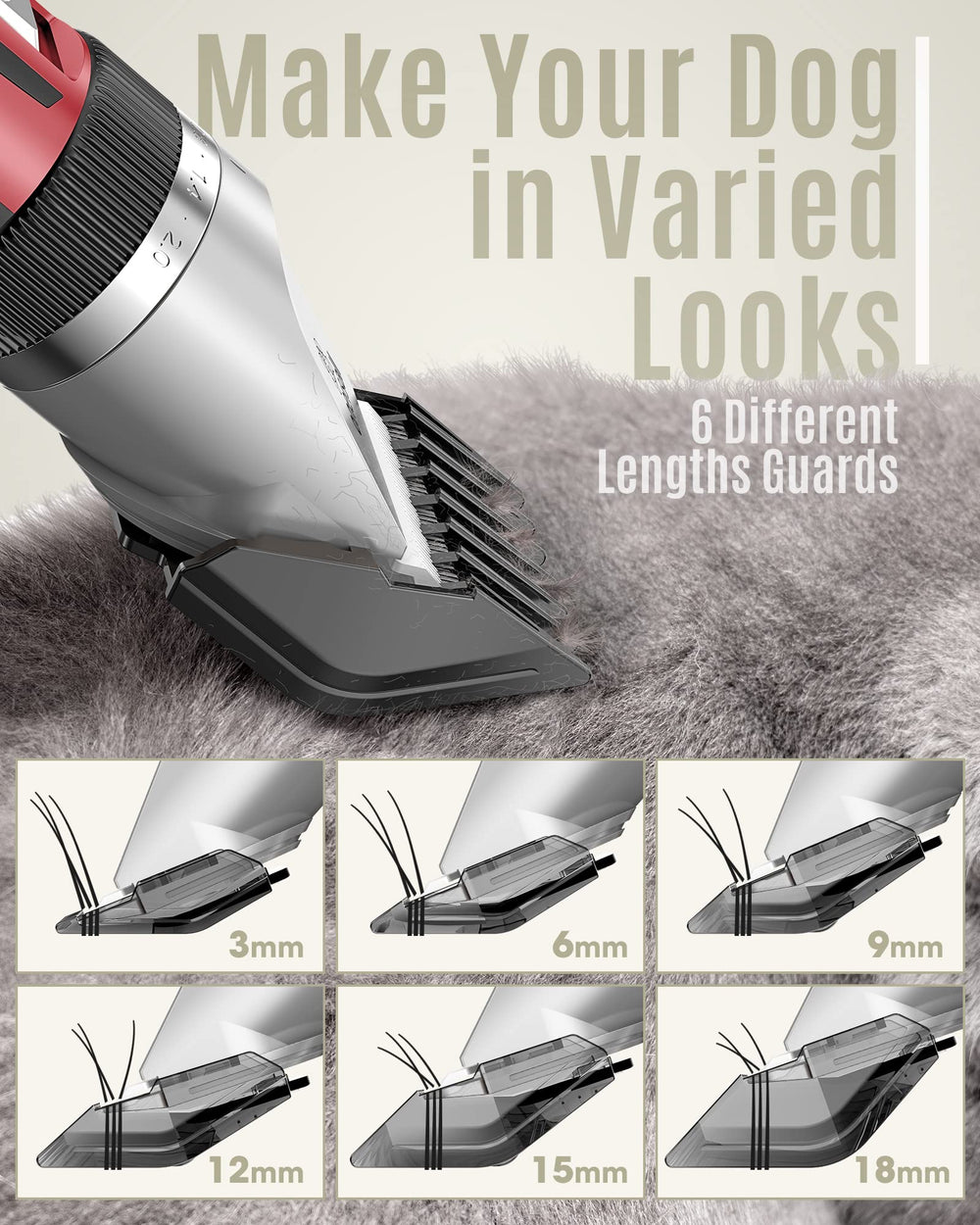 Oneisall dog shaver cleaning head demonstrates quick rinse for hygiene