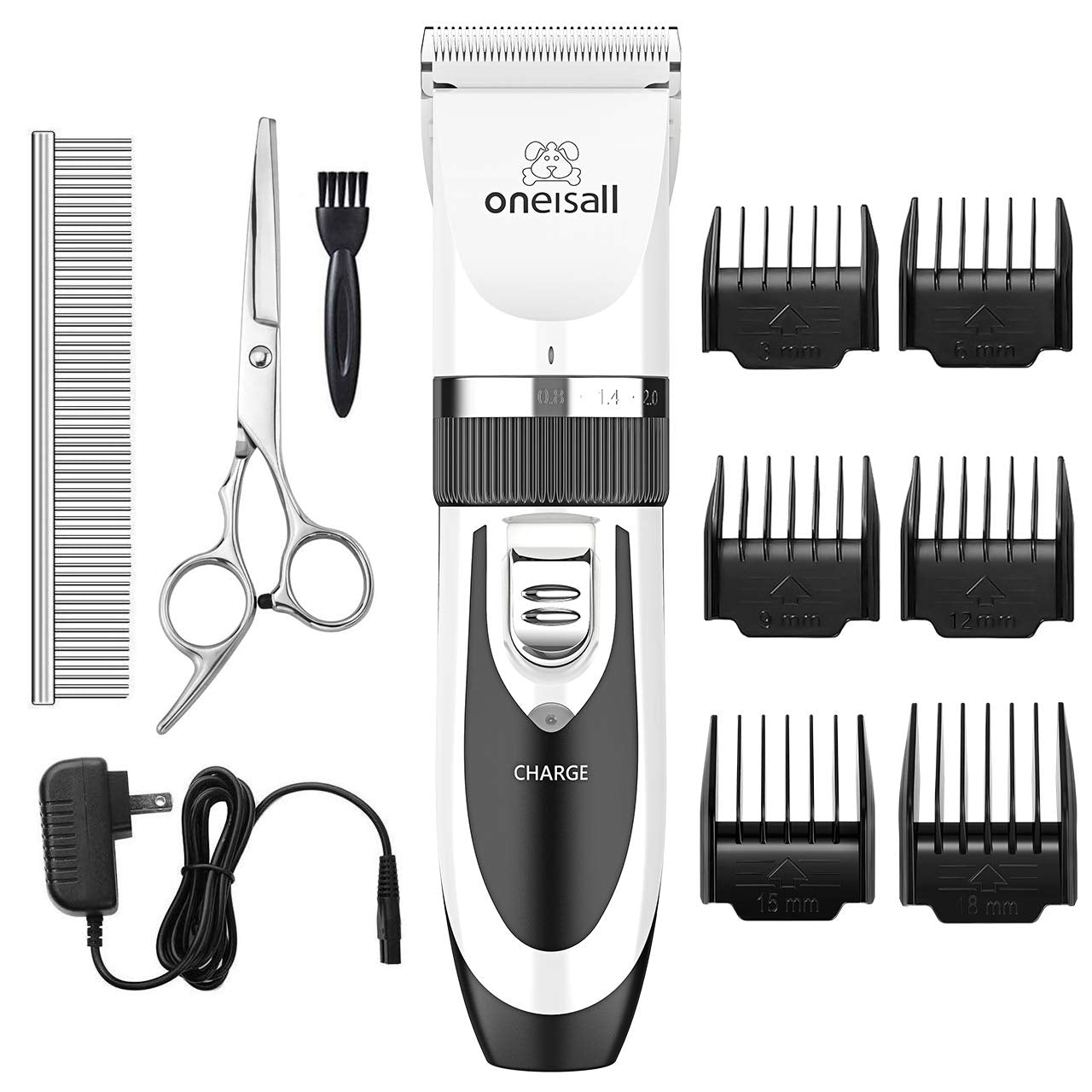 Oneisall dog shaver cordless clipper designed for calm grooming sessions