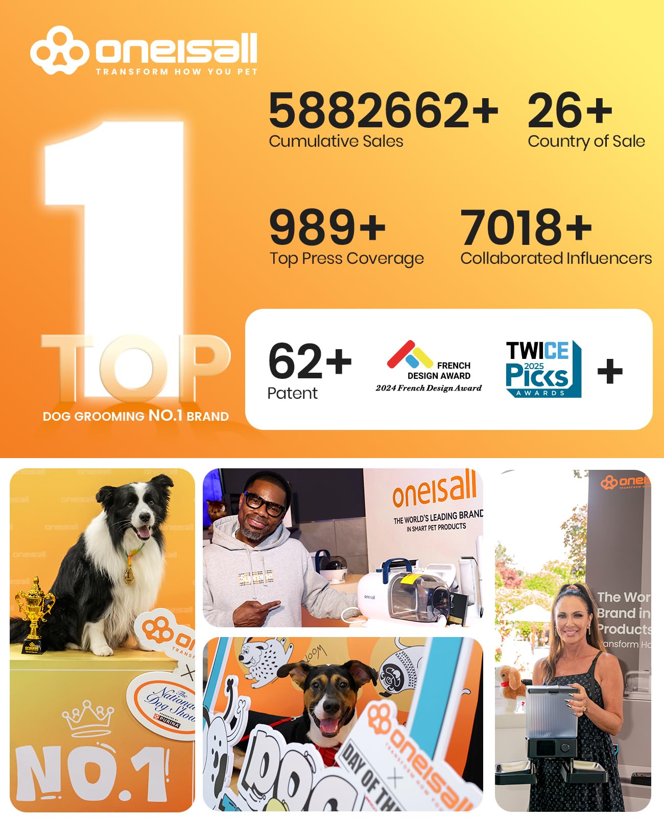 Oneisall dog water fountain customer support offers help when needed.