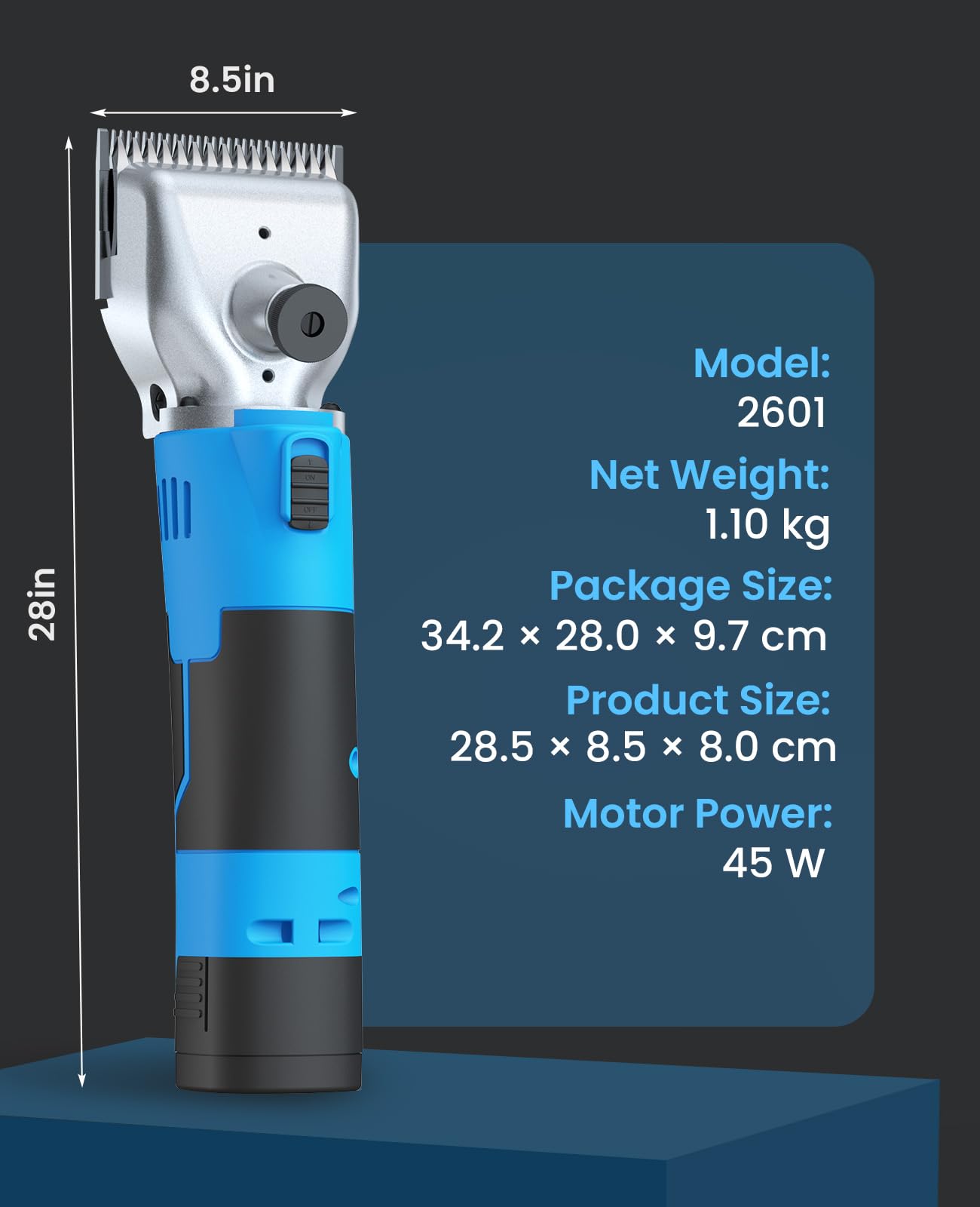 Oneisall grooming kit includes blades, spacers, and lubricant for maintenance