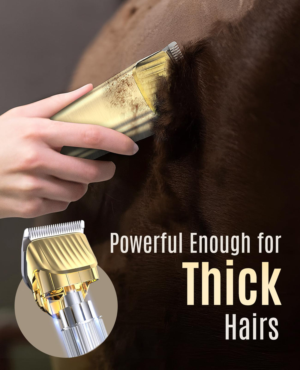 oneisall horse clippers 2-speed control for thick coats