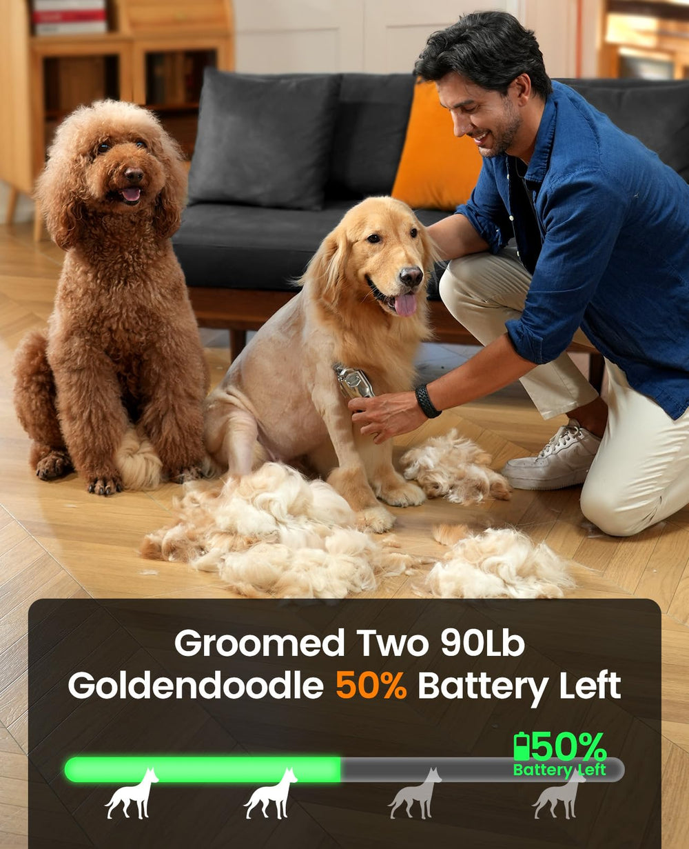 Oneisall low-noise design at 55dB reduces stress during grooming