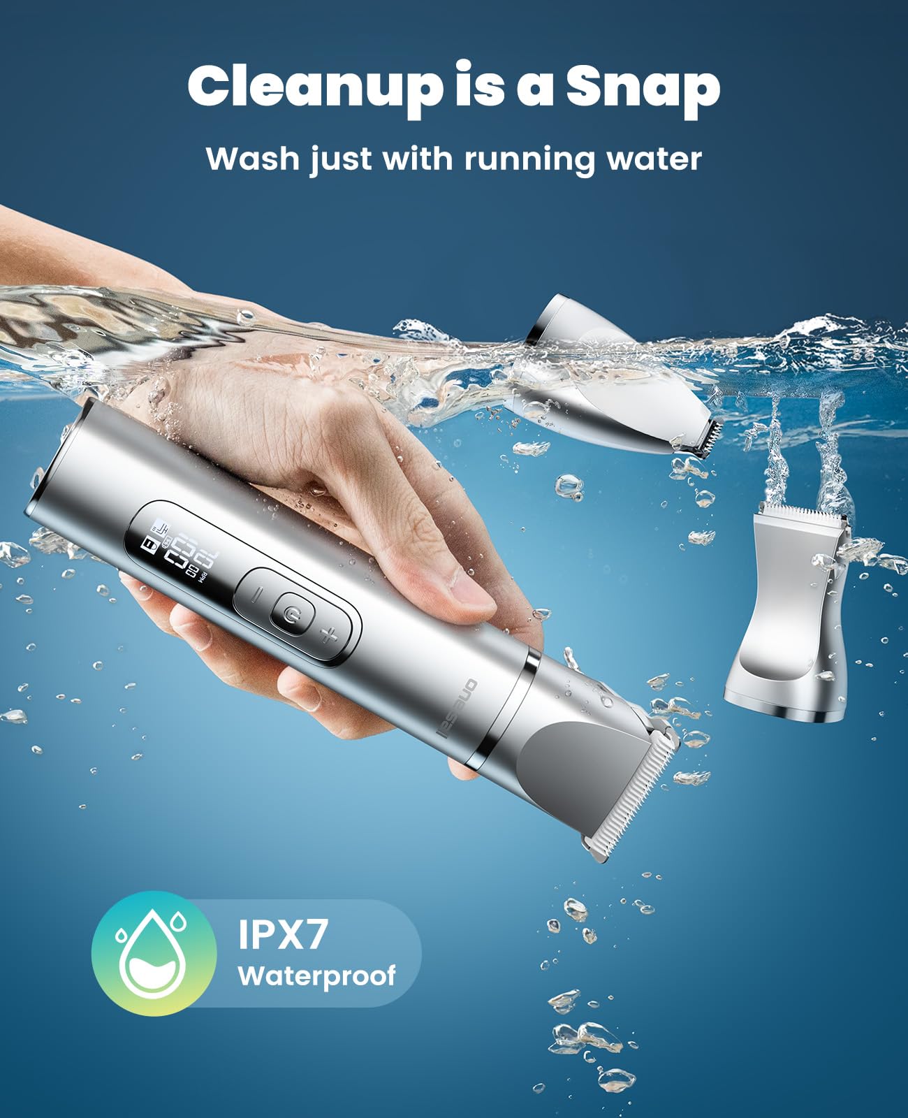 oneisall low noise dog grooming clippers reduce pet stress during trimming