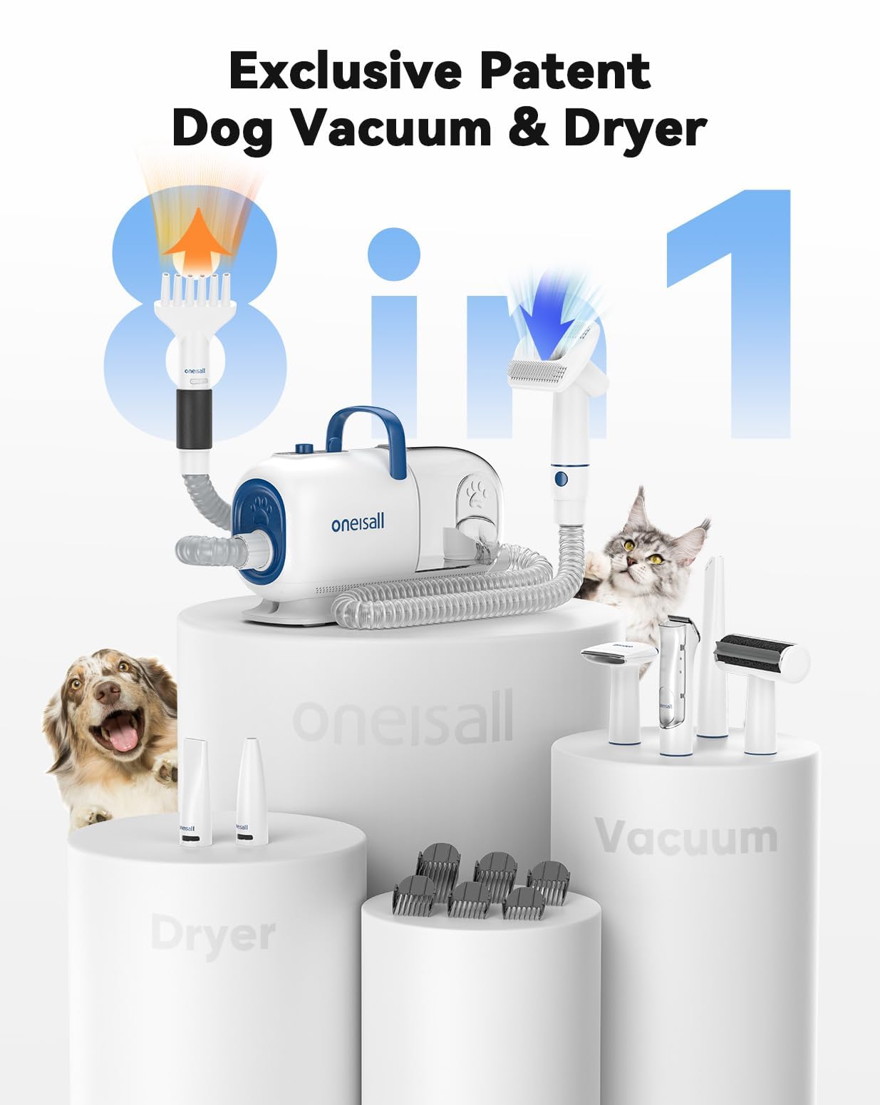 oneisall metal blade pet-clippers delivering precise trims and durability
