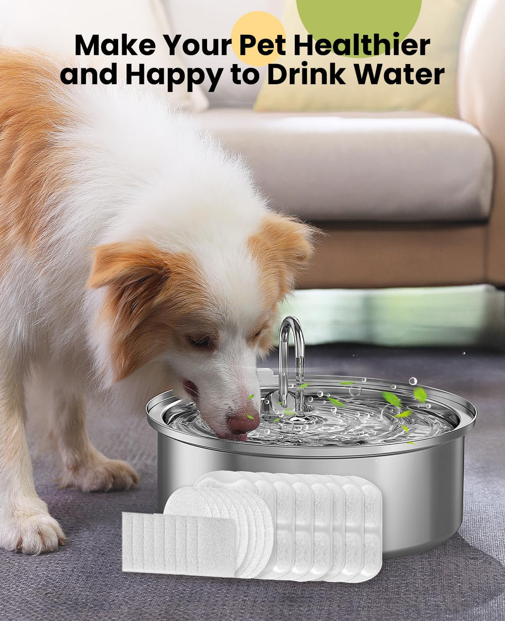 Oneisall multi-pet water fountain supports sharing among several pets
