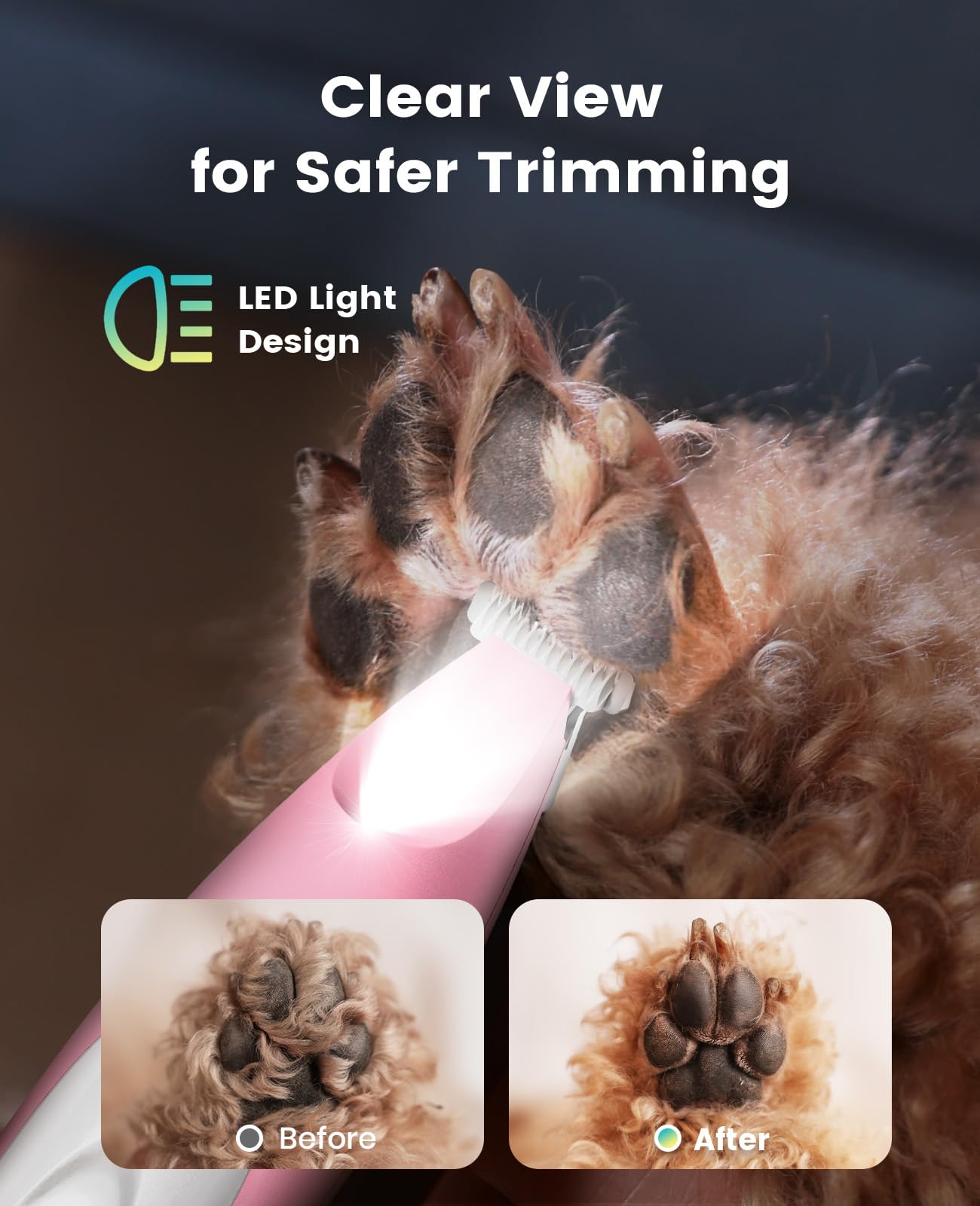 Oneisall paw-trimmer 20mm-wide blade for faster trims