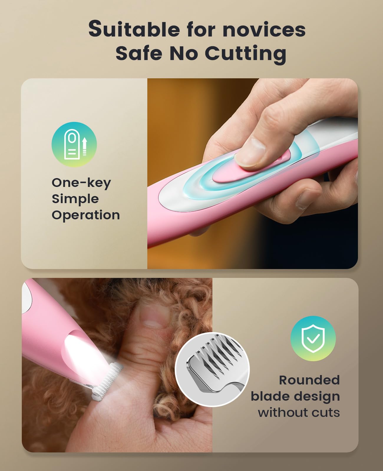 Oneisall paw-trimmer for paw grooming on dogs and cats