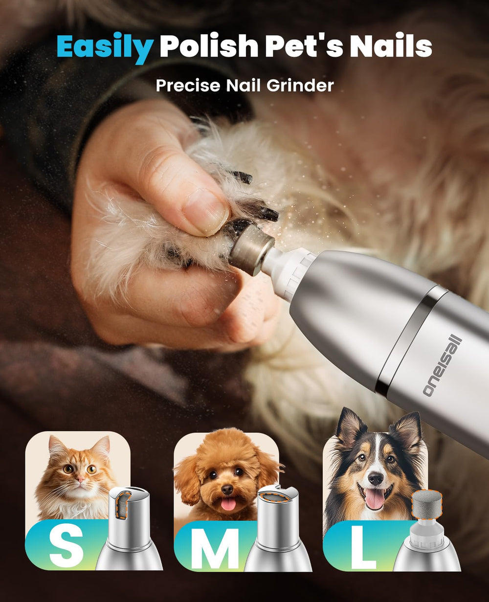 oneisall rechargeable cordless dog clipper for use anywhere