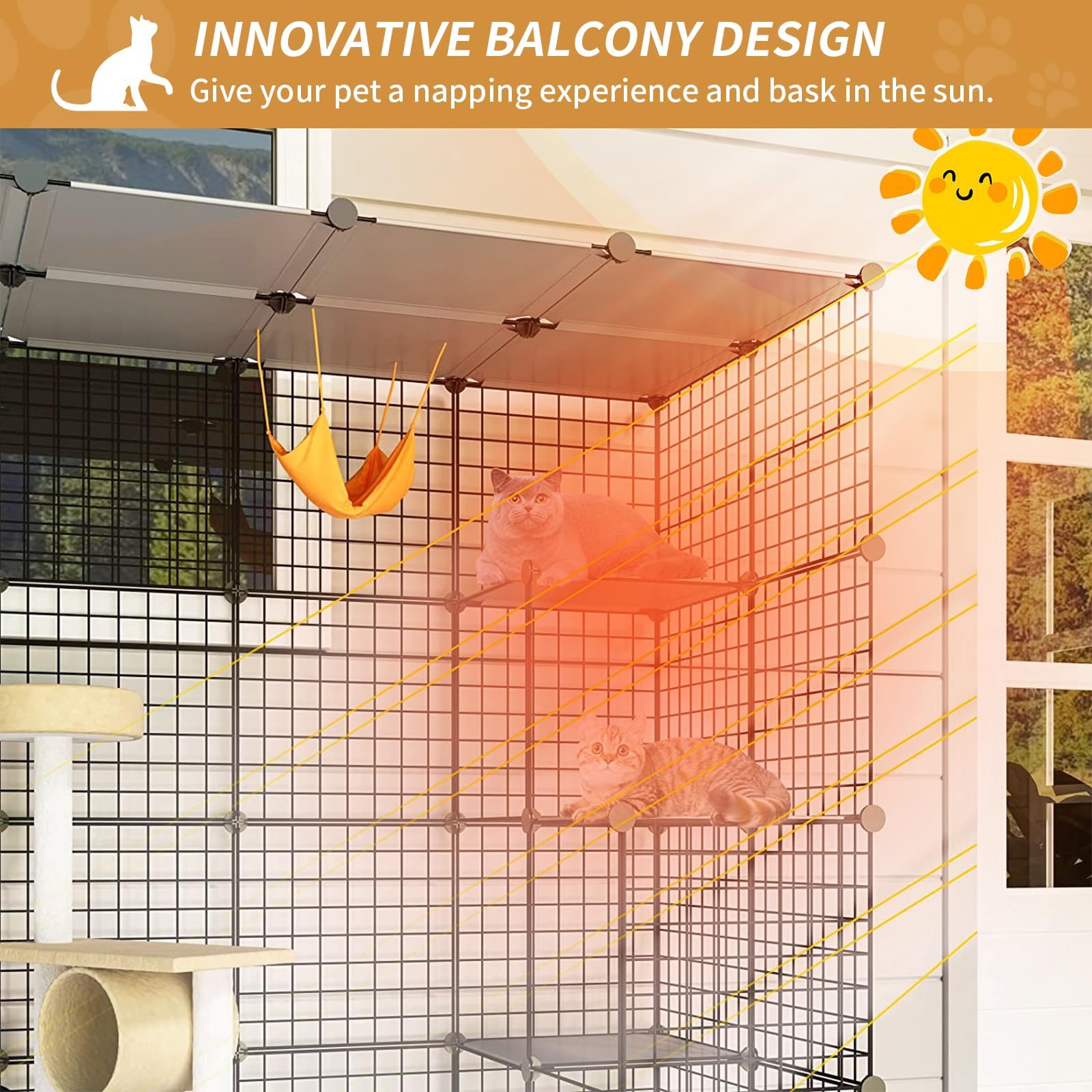 Oneluck enclosure with DIY panel connection for customizable layout
