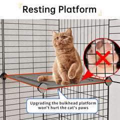 Oneluck cat-litter-box-separate-area: easy maintenance with separate litter zone