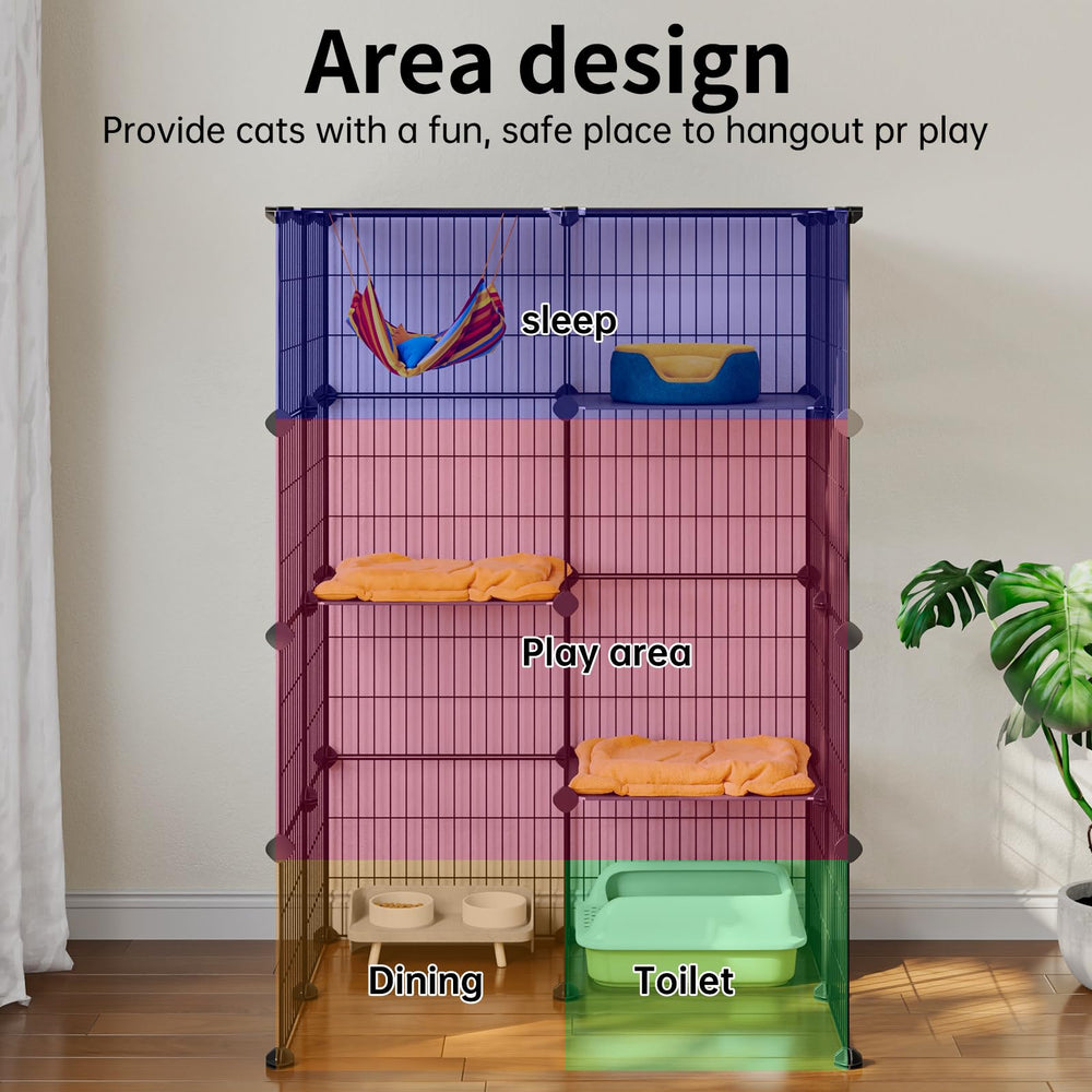 Oneluck rust-resistant metal wire kennel emphasizes sturdy construction and long-lasting use