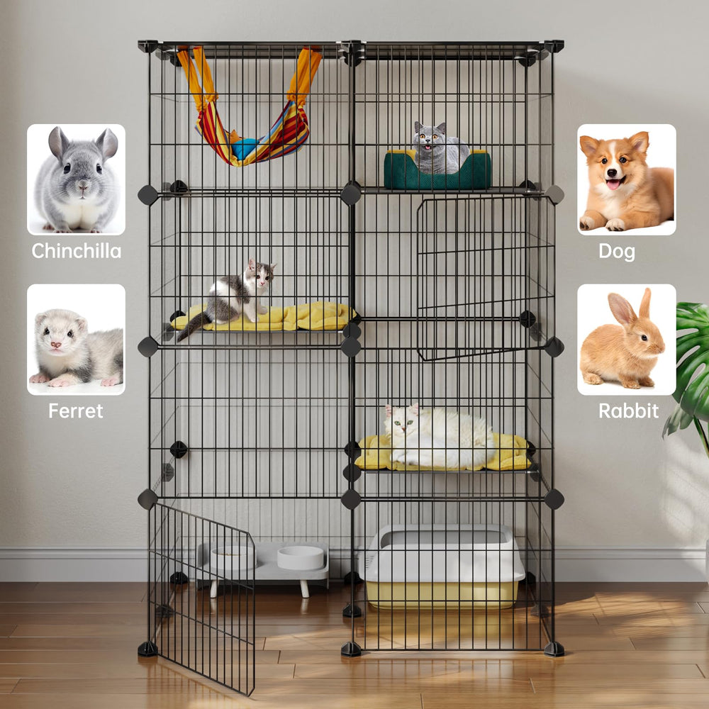 Oneluck wire spacing 1-15 inches demonstrates safe gaps to prevent paw injuries