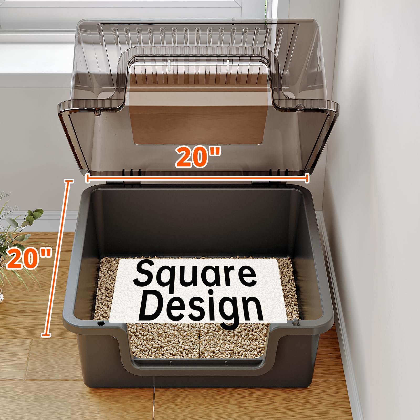 Oneluck XL spacious interior lets cats turn and stretch with comfort.