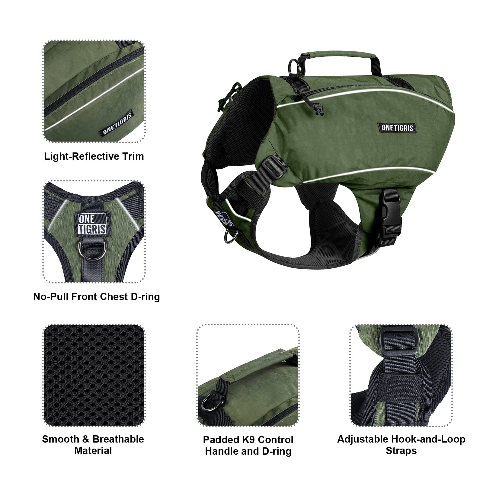 ONETIGRIS nylon construction proves durable for outdoor adventures