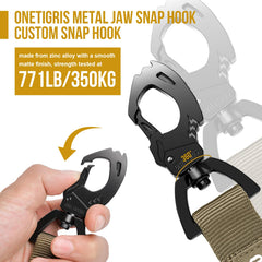 OneTigris 1000D nylon leash highlighting durability and lightweight feel.
