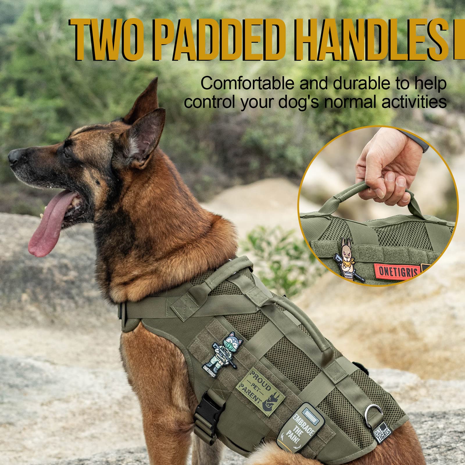 OneTigris Aire mesh provides cooling comfort during long walks and hikes