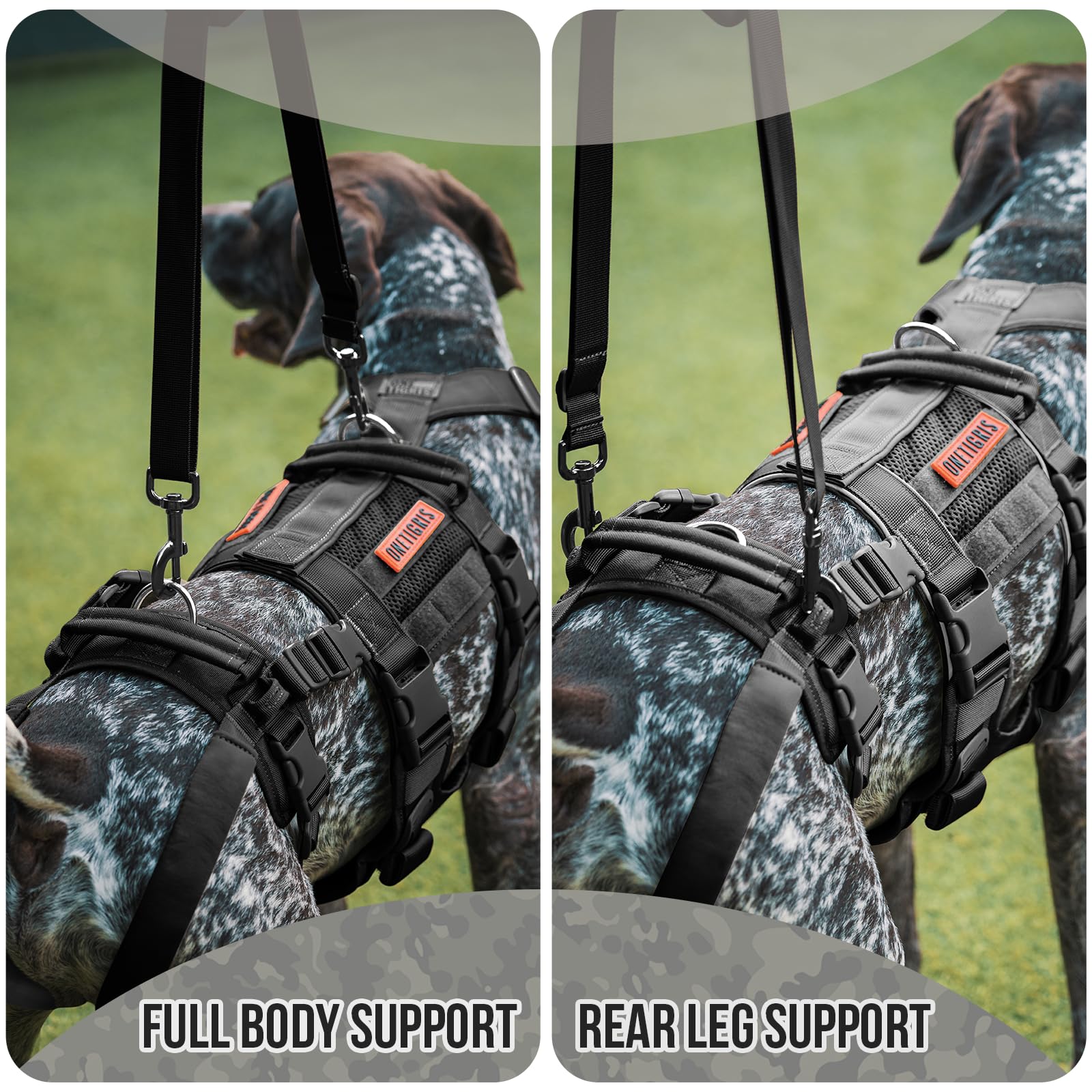 OneTigris adjustable straps provide a customizable, secure fit.