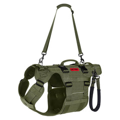 OneTigris dog lift harness front view for steady mobility support during assisted walks