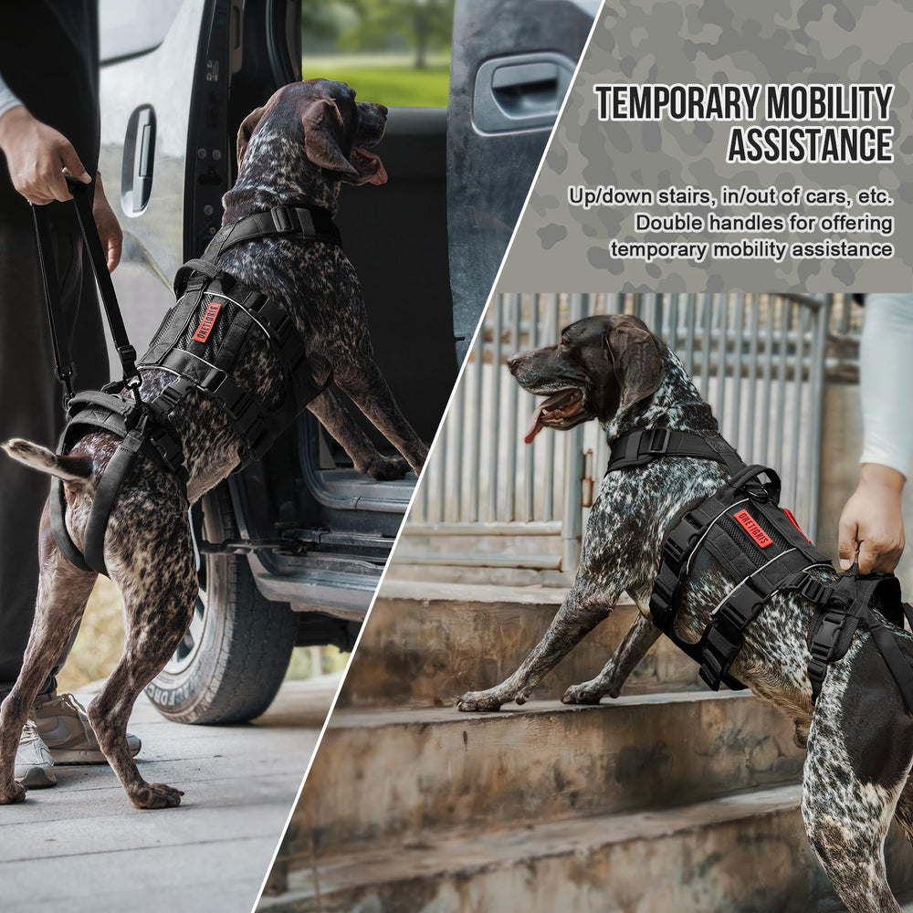 OneTigris 1000D nylon construction offers durable, breathable performance.