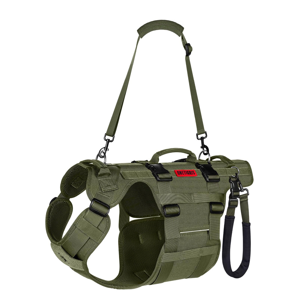 ONETIGRIS dog lift harness side view shows mobility support for aging dogs