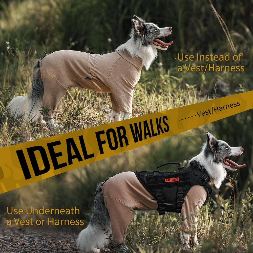 OneTigris dog pajamas breathable-soft design supports skin-friendly comfort during wear.