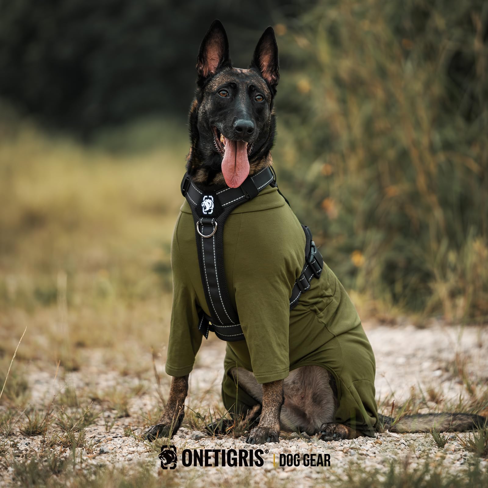 OneTigris dog pajamas easy on-off design aids quick leash‑ready routines.