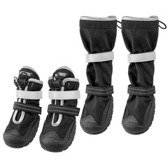 OneTigris dog shoes front opening provide quick, secure fitting for adventures