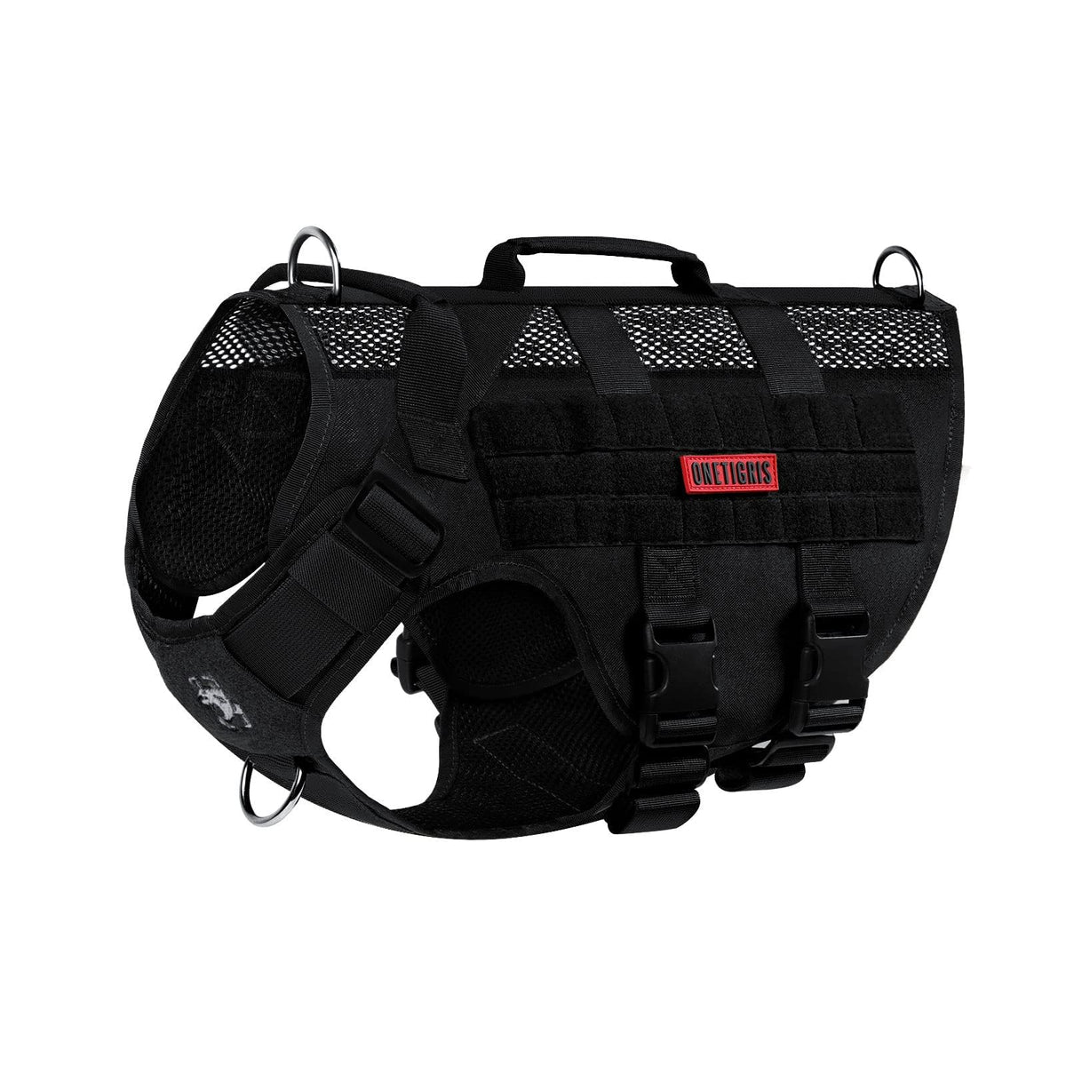 OneTigris No Pull Harness front view highlights breathable mesh for year round comfort