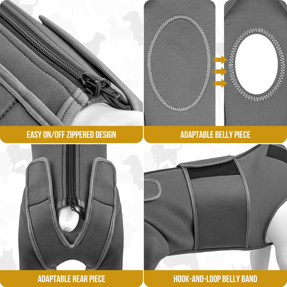 OneTigris long-leg sleeves prevent licking while supporting comfortable recovery