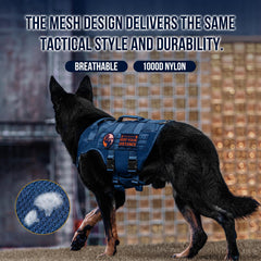 OneTigris mesh design harness close-up for breathable comfort.