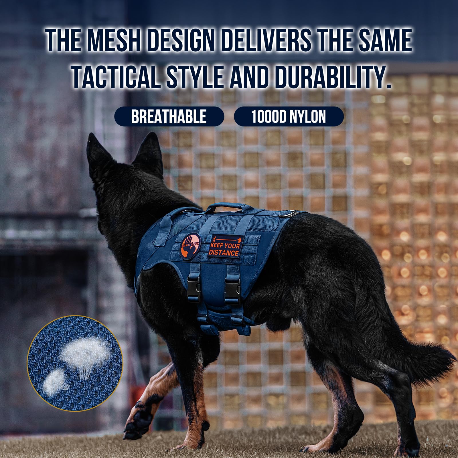 ONETIGRIS size chart helps ensure the right dog size selection