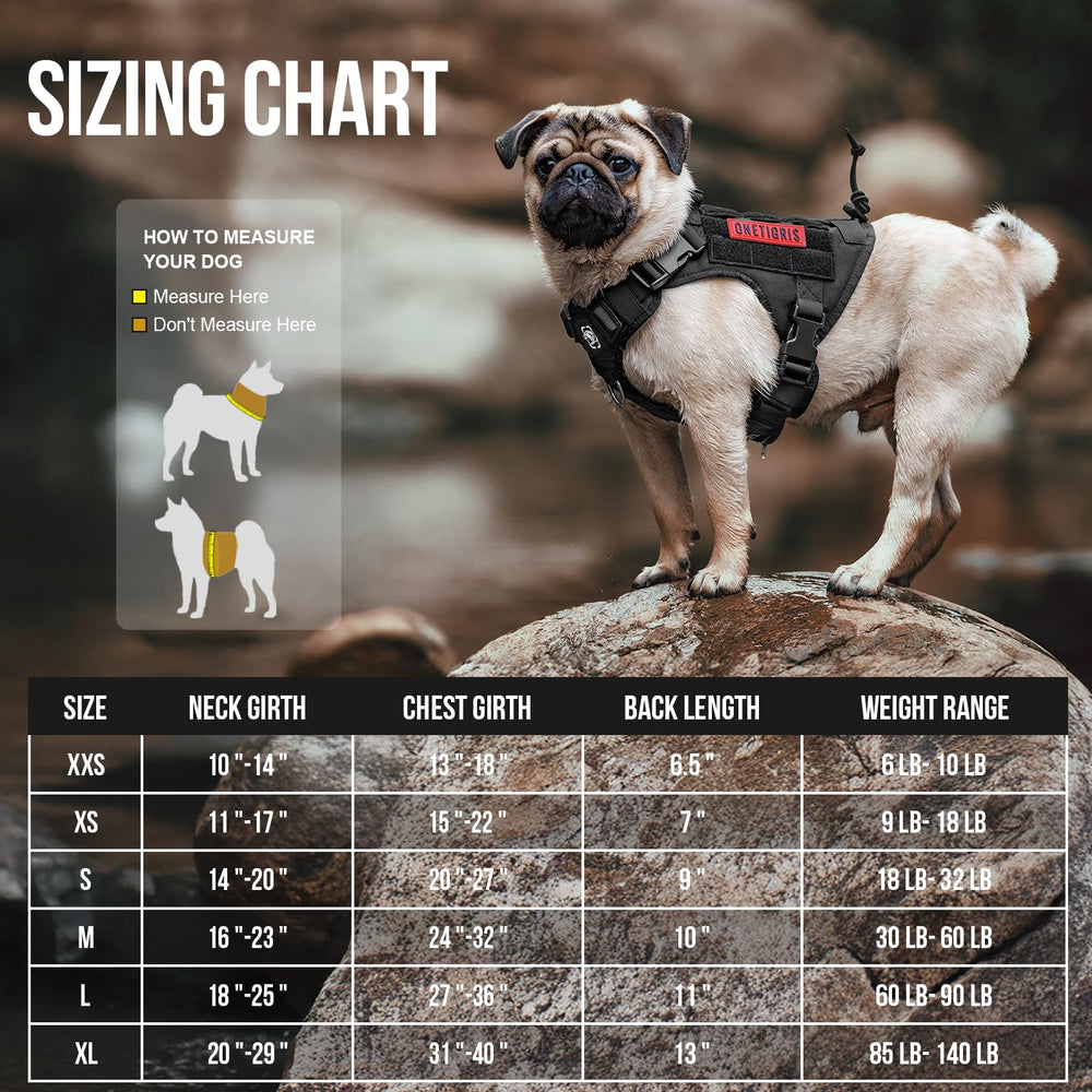 OneTigris harness quick-release buckles simplify on-off during hikes