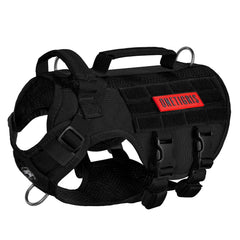 ONETIGRIS tactical dog harness XS worn for secure small-dog walking.