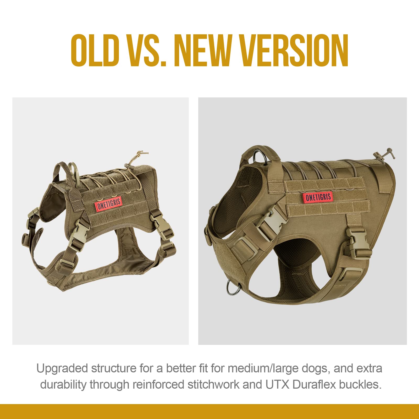 OneTigris padded shoulders provide comfort on long hikes.
